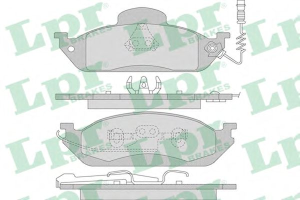 Тормозные колодки LPR 05P983