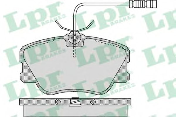 Тормозные колодки LPR 05P986