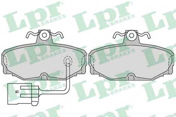 Тормозные колодки LPR 05P987