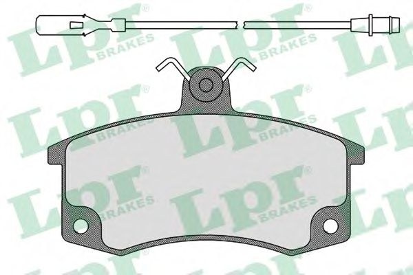 Тормозные колодки LPR 05P988