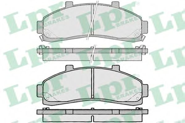 Тормозные колодки LPR 05P989