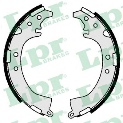 Тормозные колодки барабанные LPR 06680