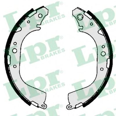 Тормозные колодки барабанные LPR 06710