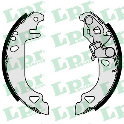 Тормозные колодки барабанные LPR 07070