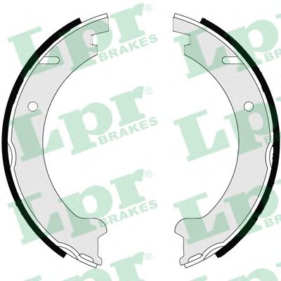 Тормозные колодки барабанные LPR 07235
