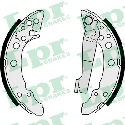 Тормозные колодки барабанные LPR 07940