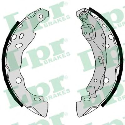 Тормозные колодки барабанные LPR 08630