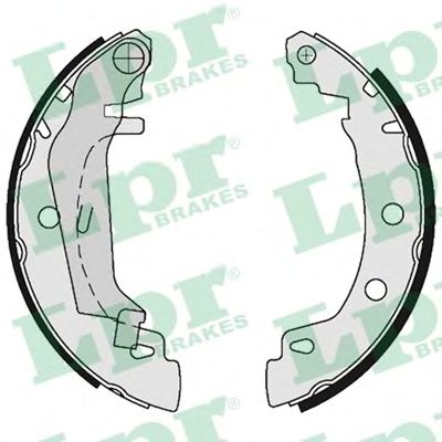 Тормозные колодки барабанные LPR 08750