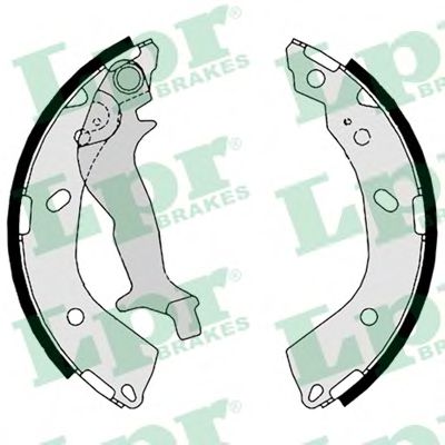 Тормозные колодки барабанные LPR 08760