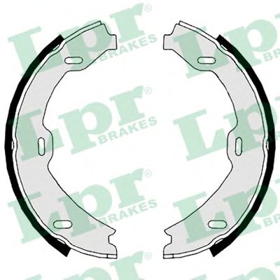 Тормозные колодки барабанные LPR 08879