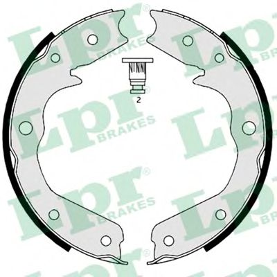 Тормозные колодки барабанные LPR 08970