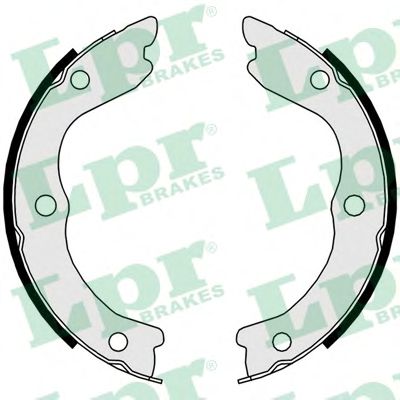 Тормозные колодки барабанные LPR 09730