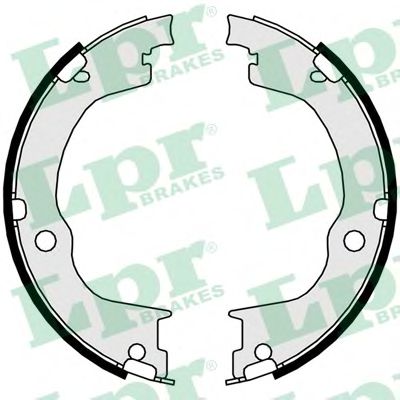 Тормозные колодки барабанные LPR 09750