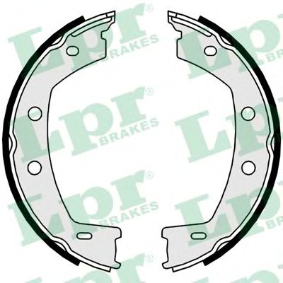 Тормозные колодки барабанные LPR 09950