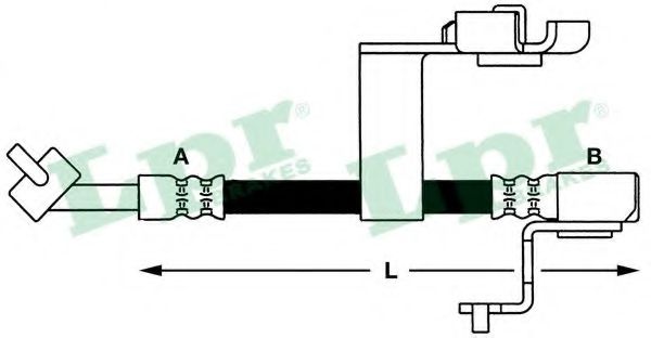 Тормозной шланг LPR 6T46659