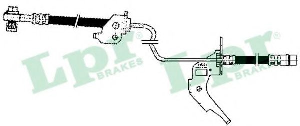 Тормозной шланг LPR 6T47906