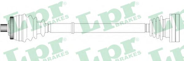 Полуось в сборе LPR DS14047