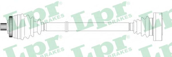 Полуось в сборе LPR DS14049