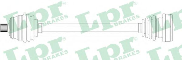 Полуось в сборе LPR DS14051
