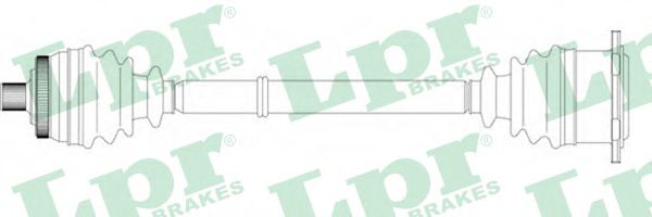 Полуось в сборе LPR DS14080