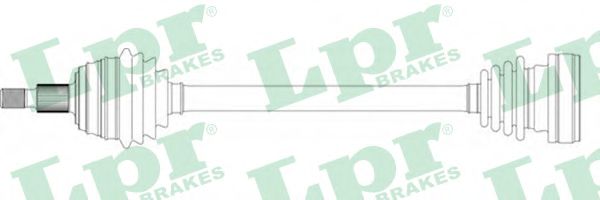 Полуось в сборе LPR DS14138