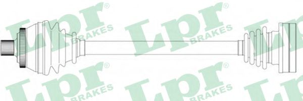 Полуось в сборе LPR DS14225