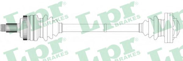 Полуось в сборе LPR DS15019