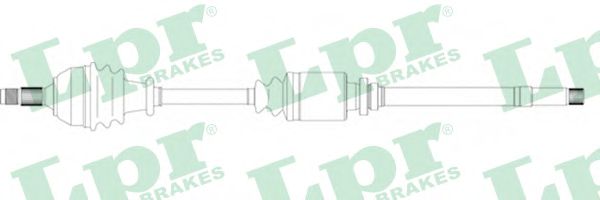 Полуось в сборе LPR DS16081