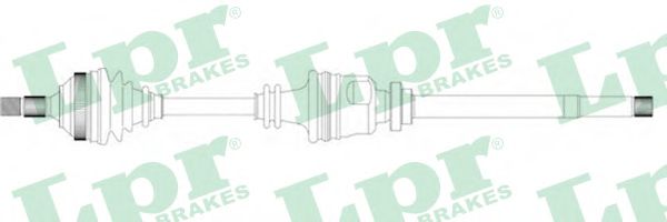 Полуось в сборе LPR DS16085