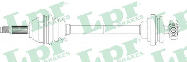 Полуось в сборе lpr DS20039