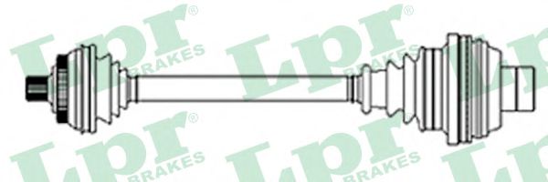 Полуось в сборе LPR DS21067
