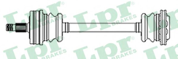 Полуось в сборе MERCEDES-BENZ A 124 350 88 10