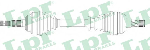 Полуось в сборе LPR DS37099
