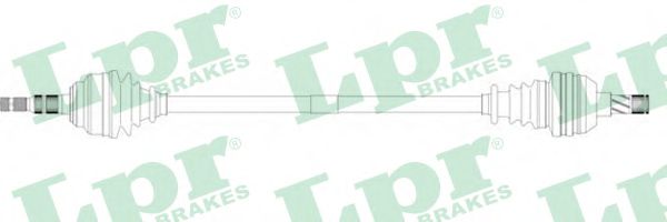 Полуось в сборе LPR DS37100