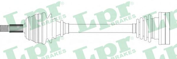Полуось в сборе LPR DS51031