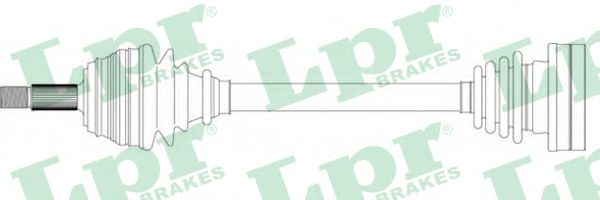 Полуось в сборе LPR DS51042