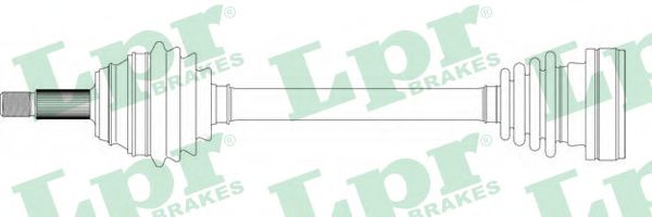 Полуось в сборе LPR DS51050