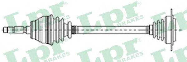 Полуось в сборе LPR DS51067