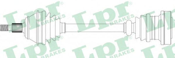 Полуось в сборе LPR DS51079