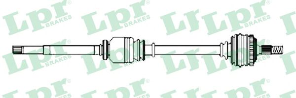 Полуось в сборе LPR DS52126