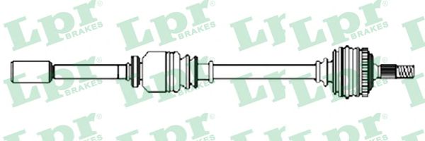 Полуось в сборе LPR DS52241
