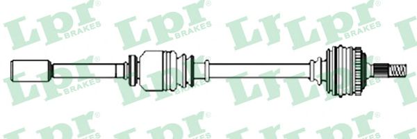 Полуось в сборе lpr DS52318