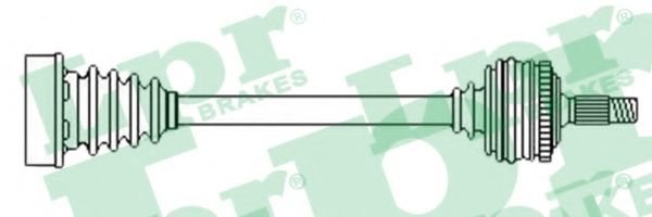 Полуось в сборе LPR DS52555