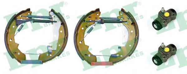 Тормозные колодки барабанные LPR OEK087