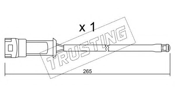 Датчик износа тормозных колодок trusting SU.013A