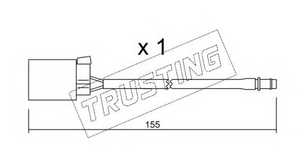 Датчик износа тормозных колодок trusting SU.015