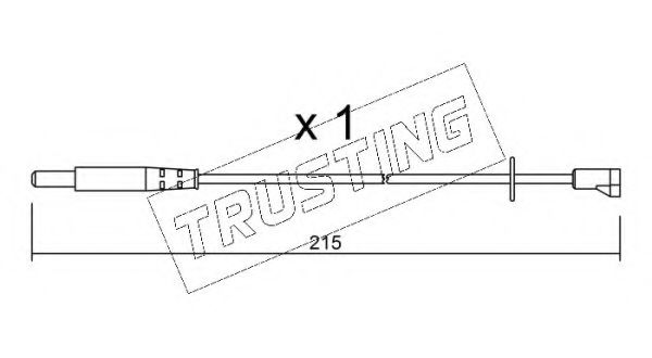 Датчик износа тормозных колодок TRUSTING SU.022