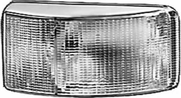 Рассеиватель, фонарь указателя поворота BEHR/HELLA 9EL 111 157-001