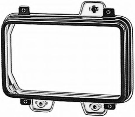 Рамка фары BEHR/HELLA 1VB 005 444-037
