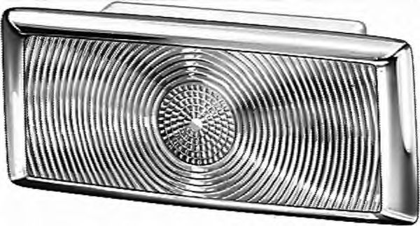 Рассеиватель, фонарь указателя поворота BEHR/HELLA 9EL 104 813-001
